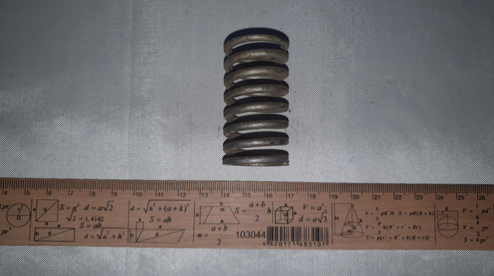 Пружина сжатия 29.3х54х3.5 мм. СССР. Харьков - изображение 2