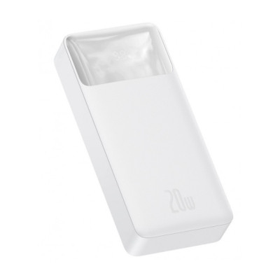 Батарея універсальна Baseus Bipow 20000mAh, Input(microUSB,Type-C), Output(2хUSB,Type-C), White (PPBD20K) Вінниця - фото 5