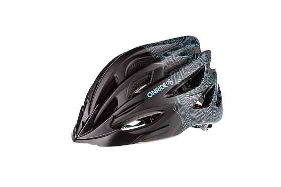 Велосипедний шолом ONRIDE Mount L (58-61 см) Чорно-синій Бровари