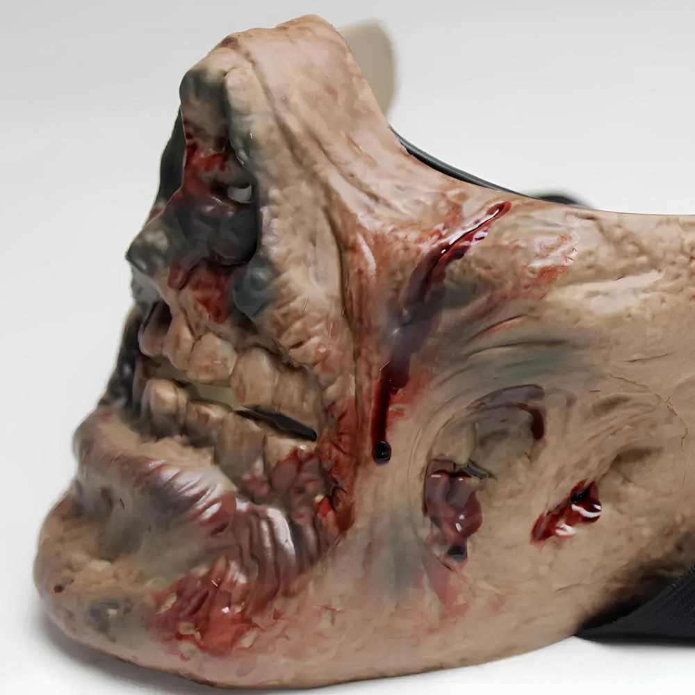 Зомби Череп RESTEQ тактическая маска прочная защита для игр страйкбола косплей и военных тренировок Киев - изображение 2