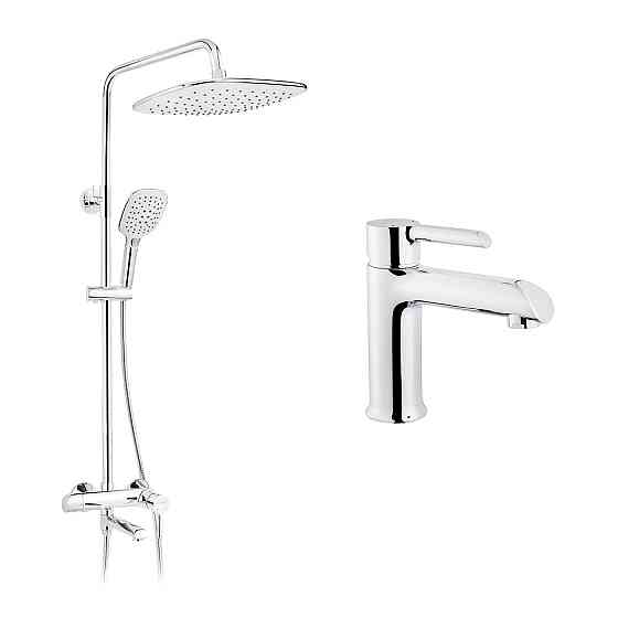 Набір 2 в 1 душова система Kroner Essen-C063 + змішувач Essen-C010 Київ