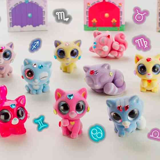 Коллекционная фигурка-сюрприз You You Котята Созвездие зодиака #sbabam 66/CN22 с бумажным домиком Винница