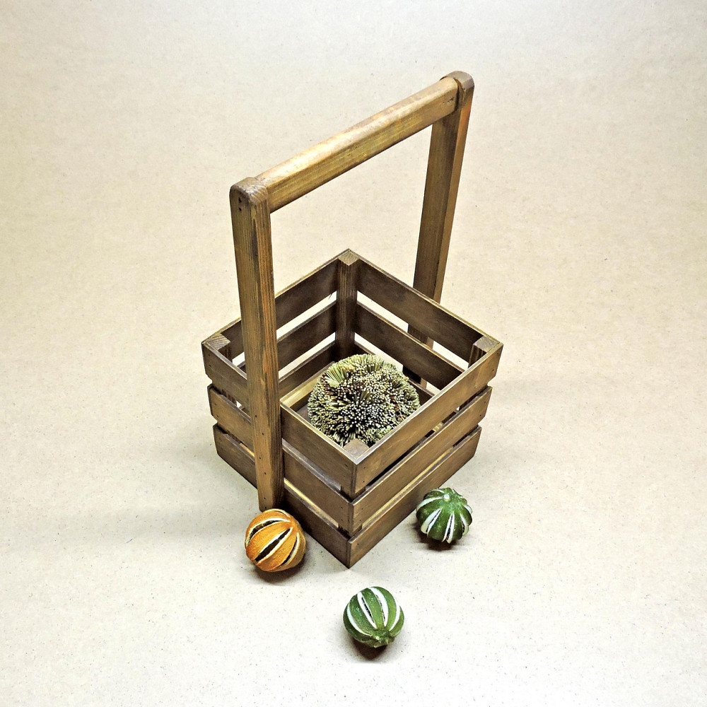 Подарунковий кошик "Шервуд 18х18" капучино Миколаїв - фото 4