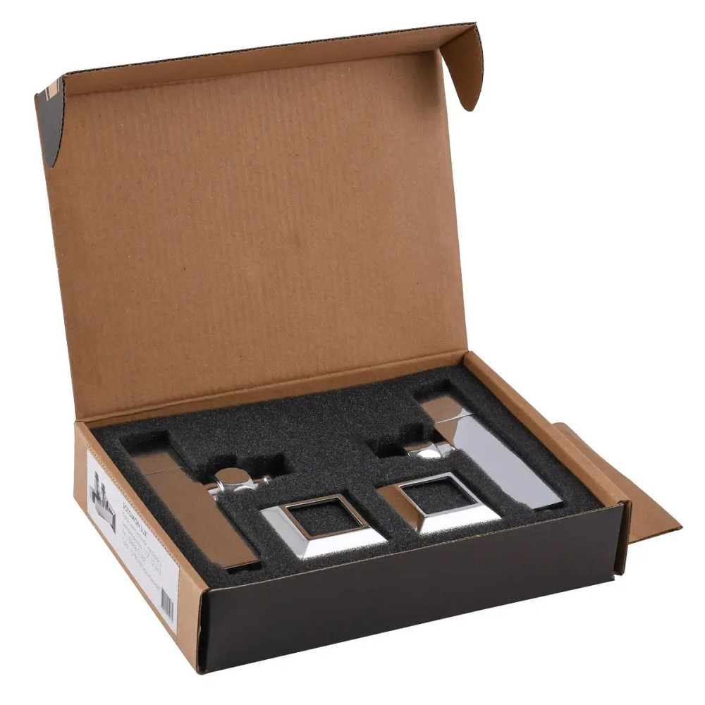 Кутовий кран подовжений Solomon CUBE CHROM 1/2"х1/2", 2 шт. Київ - фото 7