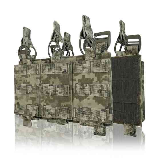 Зʼємна передня панель до плитоноски з підсумками під 3 магазини піксель Київ