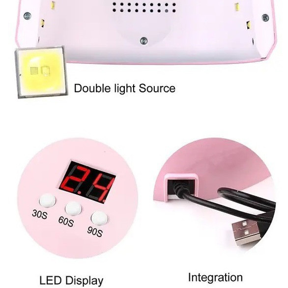 Професійна сушка для нігтів FD, Лампа для нігтів з довгим терміном служби, Портативна міні-сушарка EI-64 Івано-Франківськ - фото 3