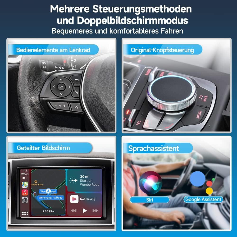 Адаптер Carlinkit 5.0 2Air чорний Бездротовий CarPlay і Android Auto Plug and Play USB-C Автомобільний wi fi адаптер бездротовий Київ - фото 8