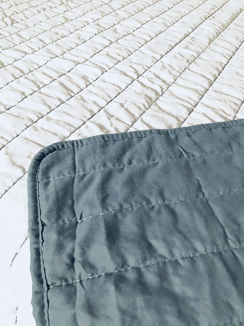 Ecotton Покривало Nostra 240х260 см двостороннє антиалергенне синій (L0018Blue) Киев - изображение 3