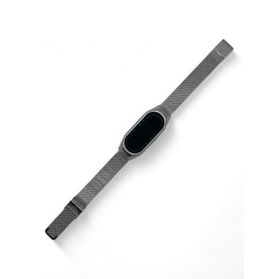 Ремешок для фитнес браслета BeCover Metal для Xiaomi Mi Smart Band 9 Silver (711979) Винница - изображение 9