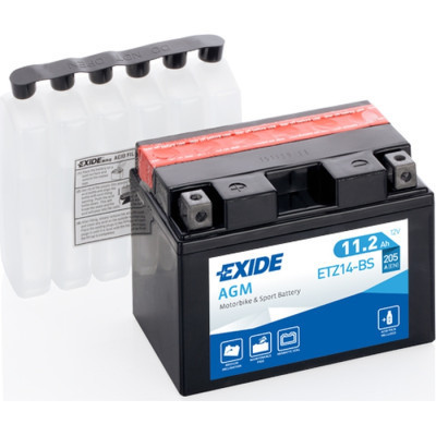 Аккумулятор автомобильный EXIDE AGM 11,2Ah (+/-) (205EN) (ETZ14-BS) Винница - изображение 3
