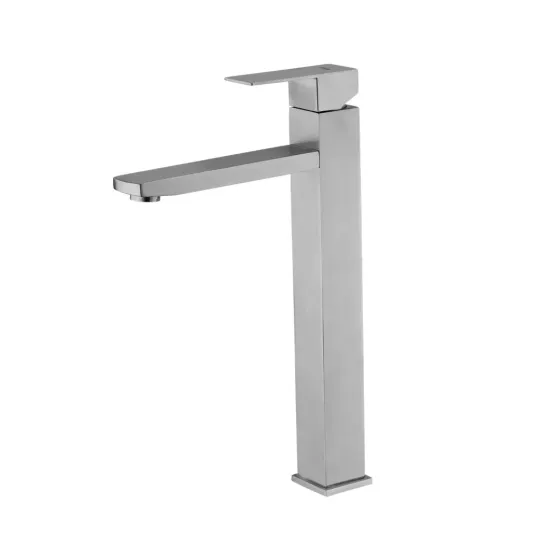 Змішувач для умивальника Frap F10802-2 високий, сатин Київ