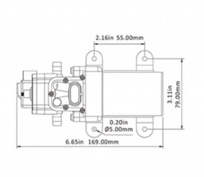 Помпа Автоматична Диафрагмова Помпа 4,3 Л/Год 12В 3/8 Труба Для Подачи Води Київ - фото 5