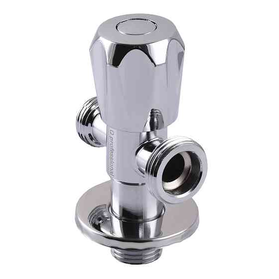 Кран вентильний кутовий Professional 1/2″X1/2″X3/4″ NV-QP555 Тернопіль