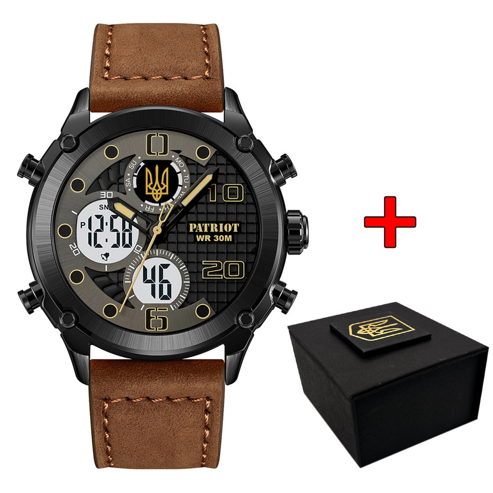 Patriot 017BKBR Тризуб золото Black-Brown SBR Киев - изображение 1