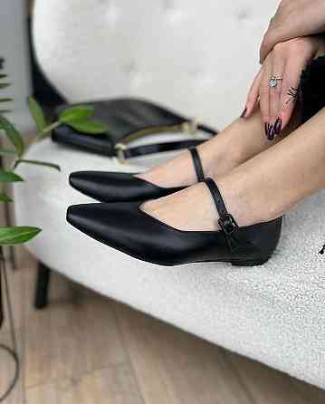 SANTINI Балетки жіночі SANTINI PA73-11 чорні (весна-осінь, шкіра натуральна) (5380) 38 Коломыя