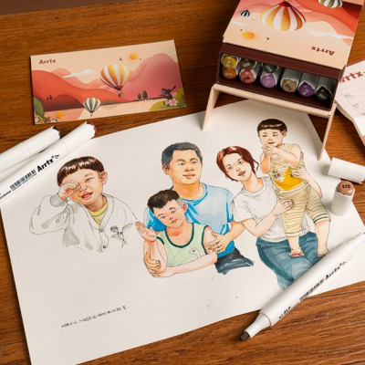 Художній маркер Arrtx Спиртові Alp ASM-02-SK02 12 кольорів, відтінки шкіри шкіри (LC302604) Вінниця - фото 2