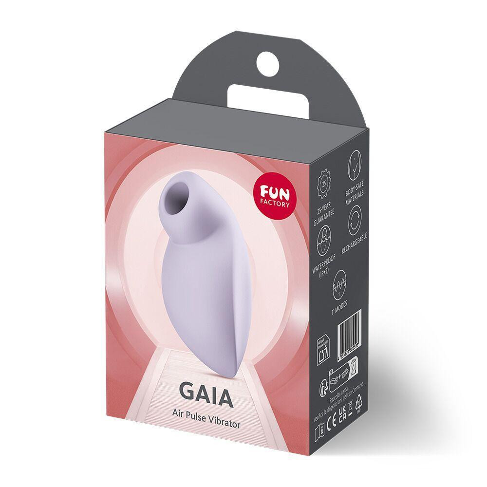Вакуумний стимулятор Fun Factory Gaia Purple, 11 рівнів вакууму, потужний мотор Sex Aura Київ - фото 6