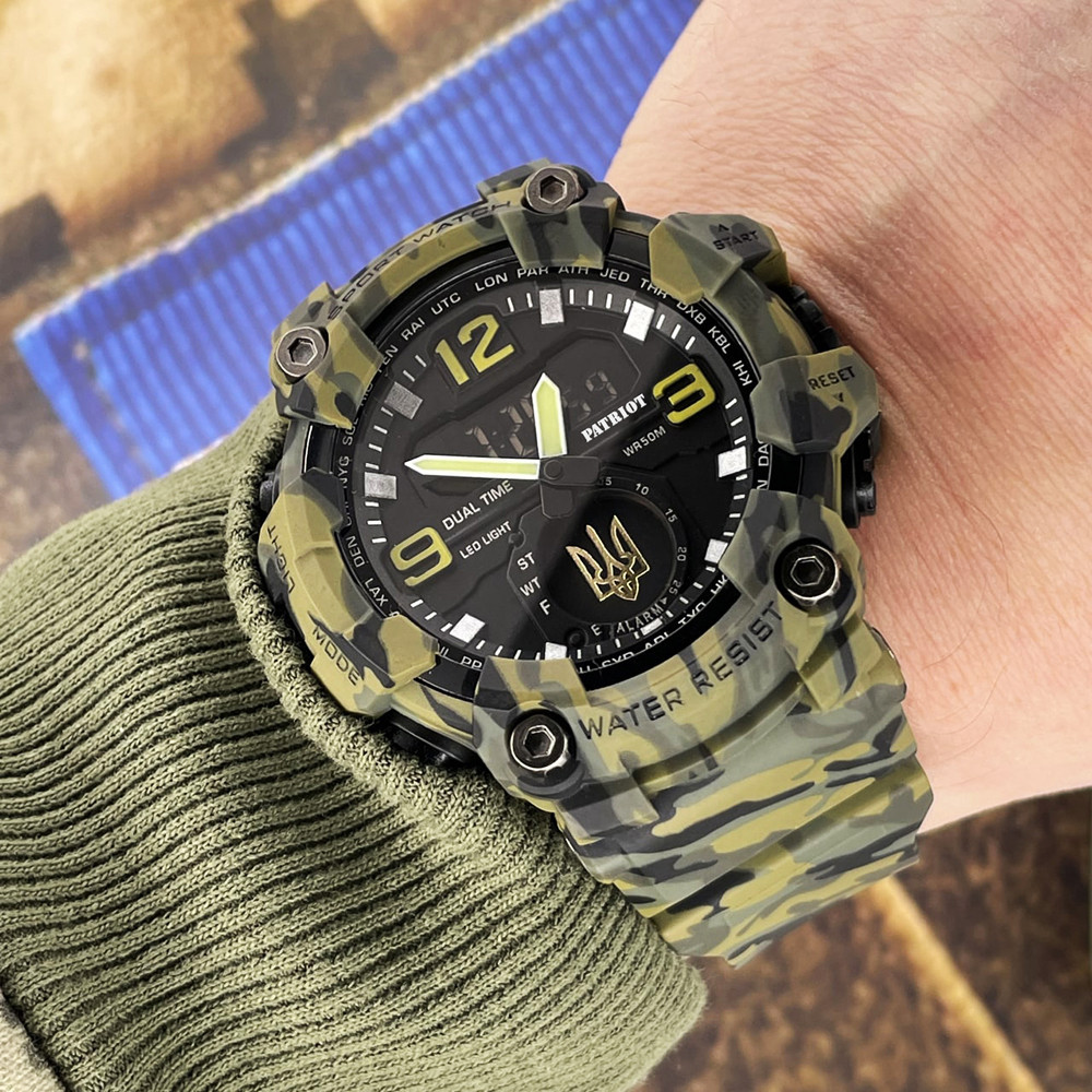 Patriot 004CMGRUAGD Тризуб золото Зелений камуфляж + Коробка. SBR Київ - фото 5