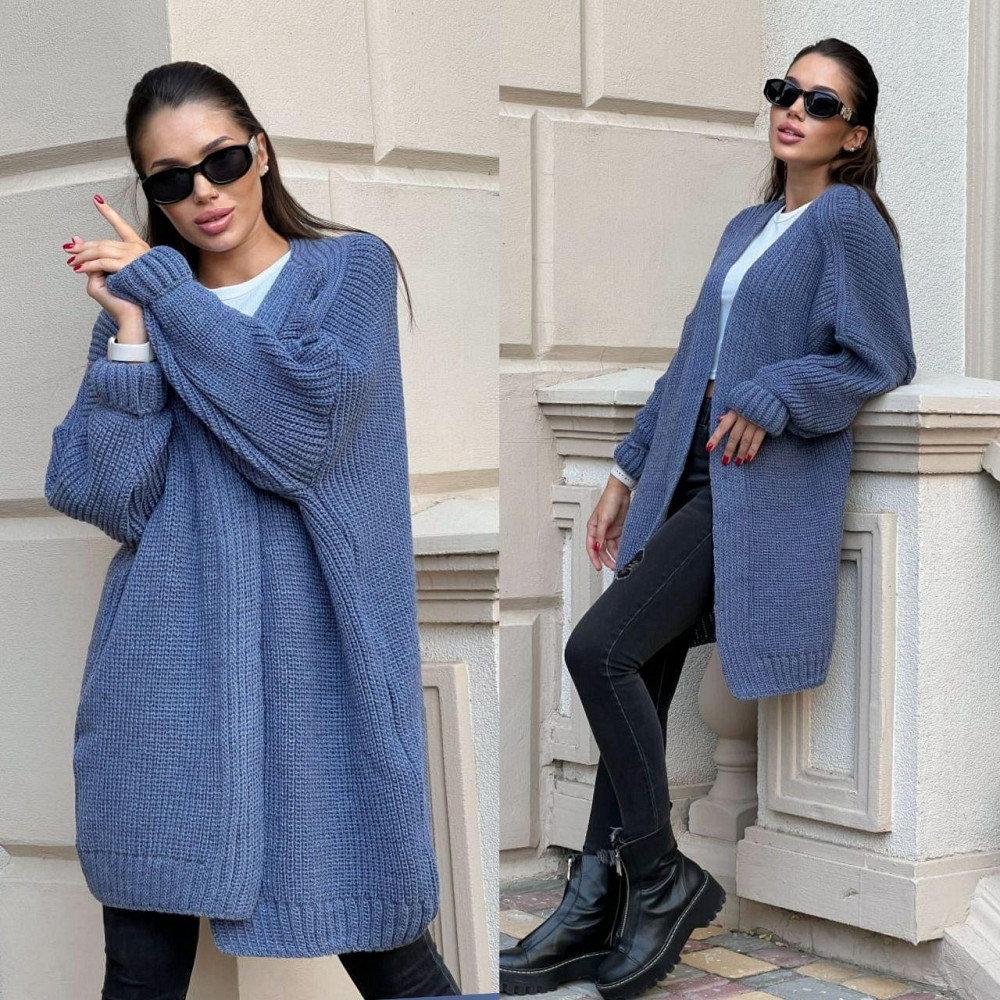 Жеский яркий вязаный женский кардиган  оверсайз.  44-56р Киев - изображение 8