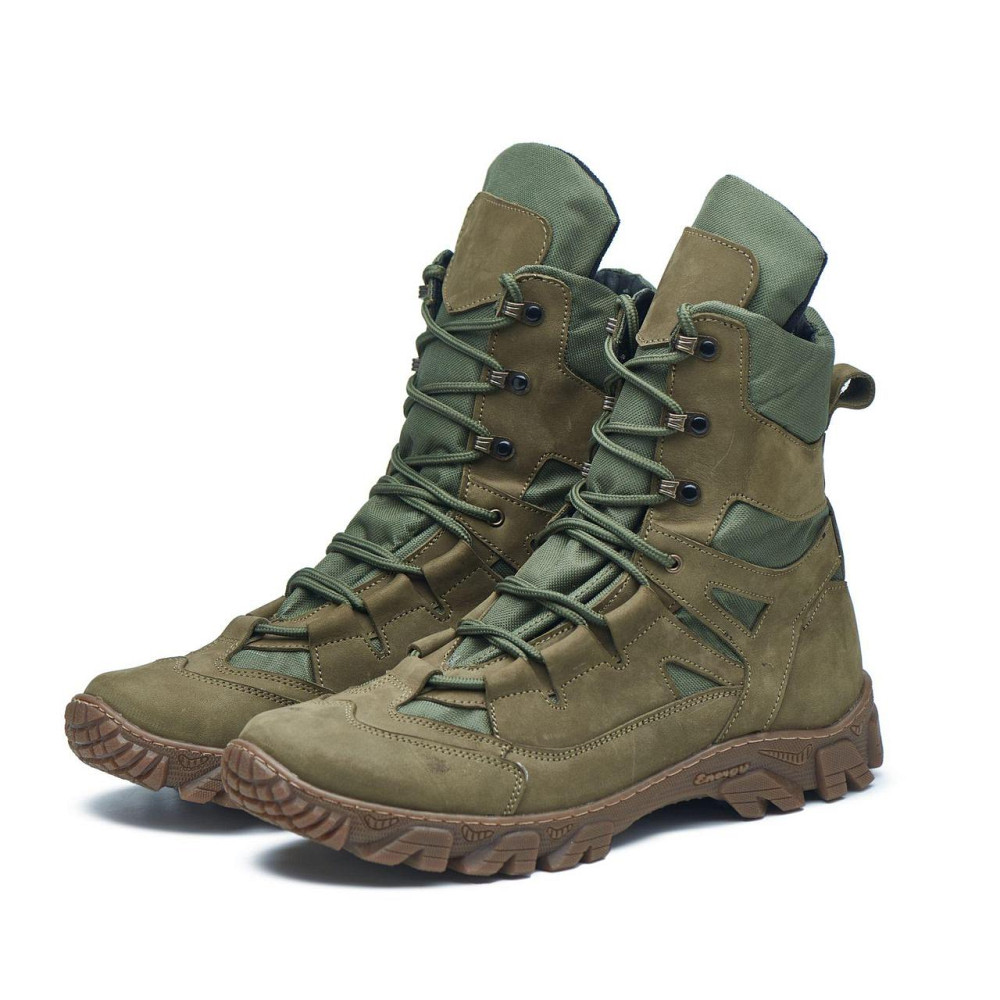 Тактические зимние берцы 106-ТБ-2 хаки — тёплые, прочные, армейские ботинки для ЗСУ и охраны 46 (30,5) Харьков - изображение 2