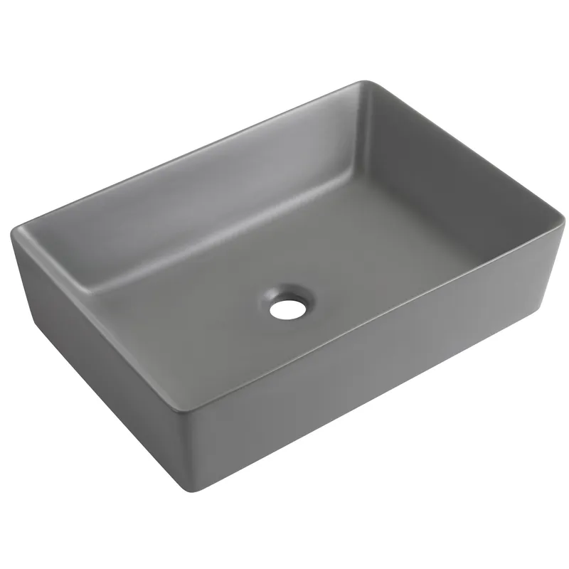 Раковина накладна Mixxus Premium QUADRO-0108 GRAY 550x390x145mm   ( MP6652 ) 30190 Харків - фото 1