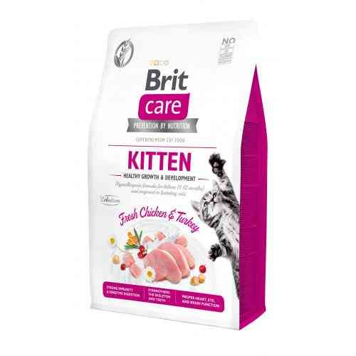 Корм сухий Brit Care Cat Grain Free Kitten Healthy Growth and Development для кошенят для здорового зростання та розвитку 2 Киев