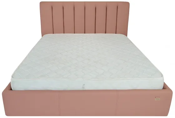 Ліжко Sanam Comfort 140 х 200 см Fly 2202 З підйомним механізмом та нішою для білизни Рожевий Дніпро