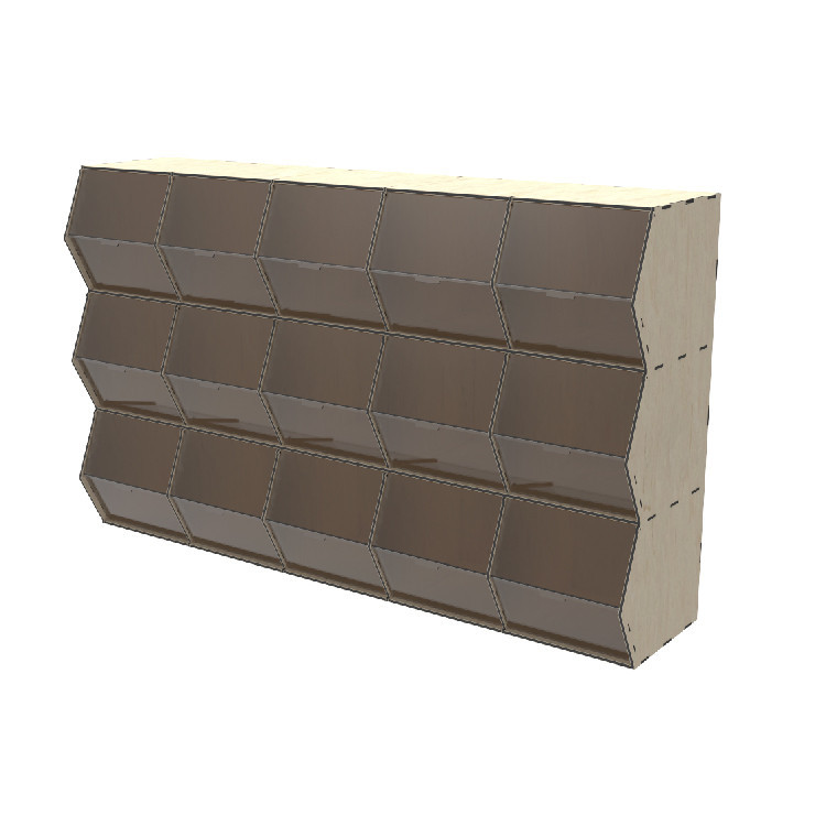 Диспенсер EKOSTAR для конфет, снеков, орехов, крупы на 15 ячеек Киев - изображение 1