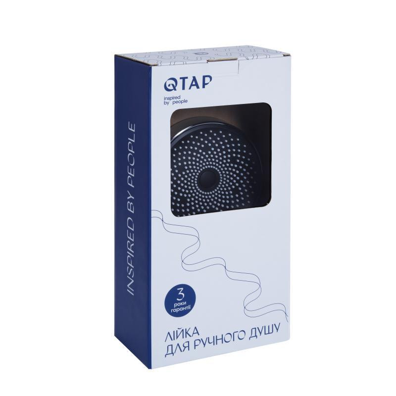 Лійка для ручного душу Qtap Rucni D 130 мм кругла QTRUC125CRM45952 Chrome Харків - фото 4