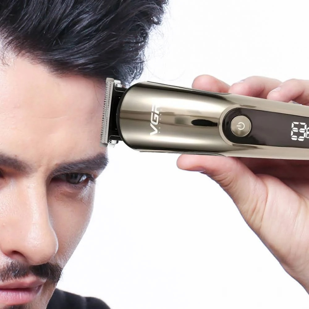 Аккумуляторная машинка для стрижки 5в1, VGR V-107 / Триммер для бороди / Набор для стрижки волос Киев - изображение 5
