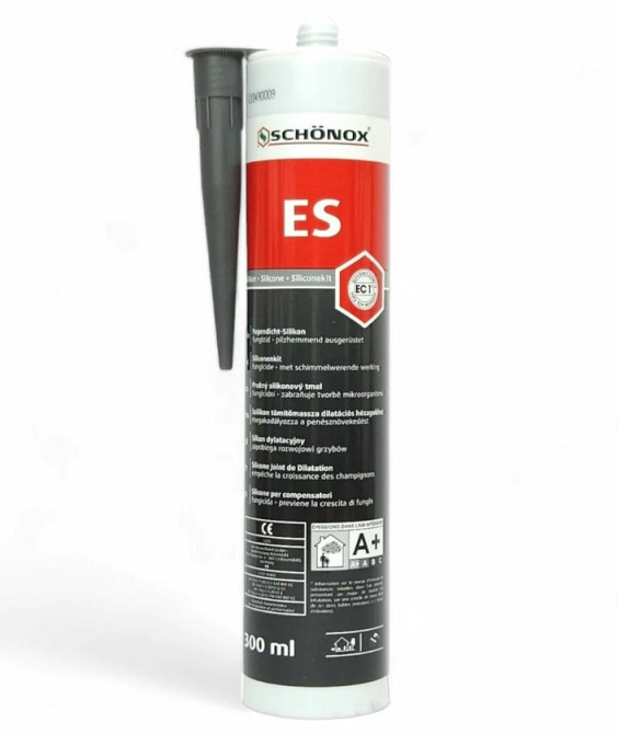 Герметик силіконовий SIKA SCHONOX ES 300 мл антрацит Киев - изображение 1