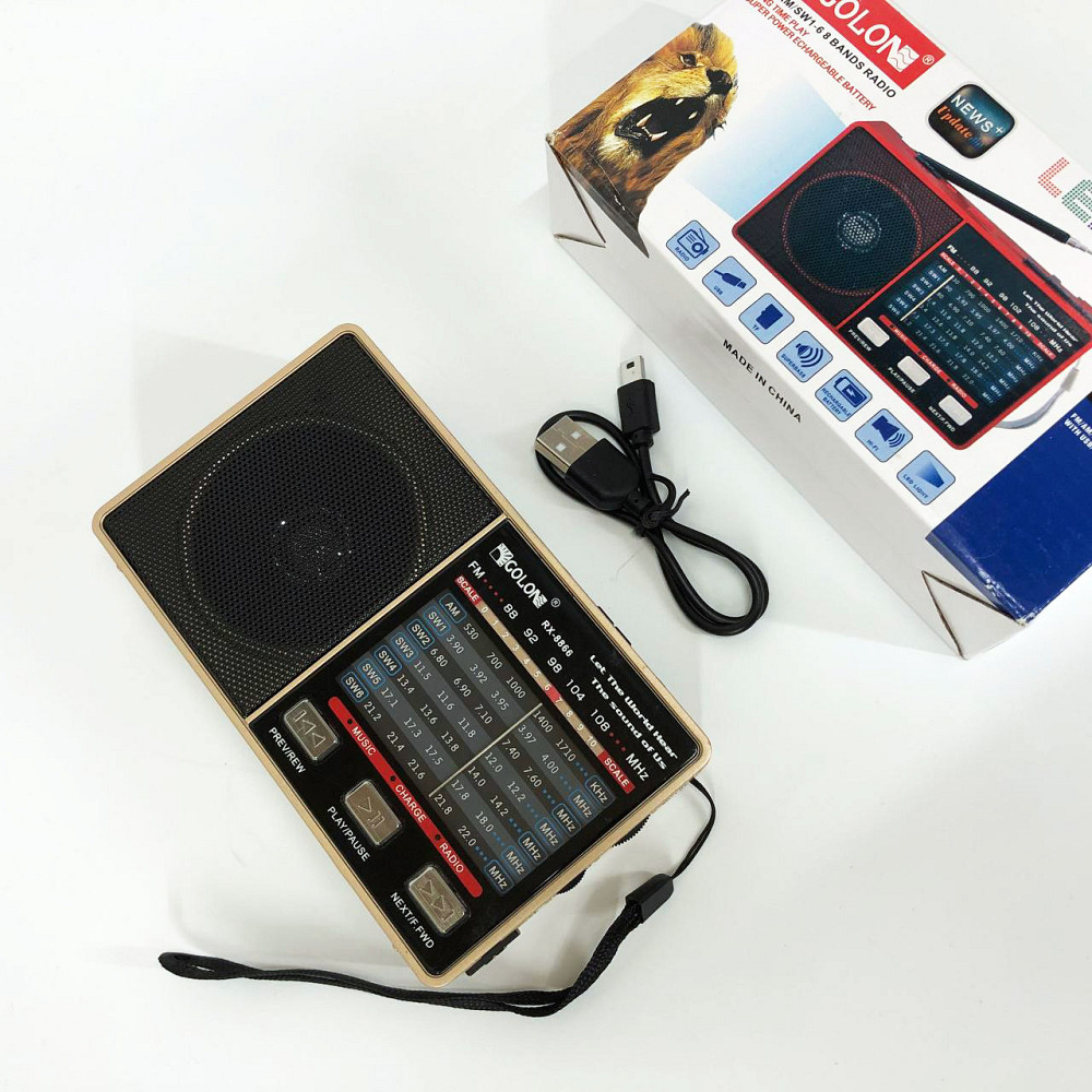 Портативная связь радио GOLON RX-8866, Стационарный радиоприемник, Радиоприемник am fm MB-50 Львов - изображение 8