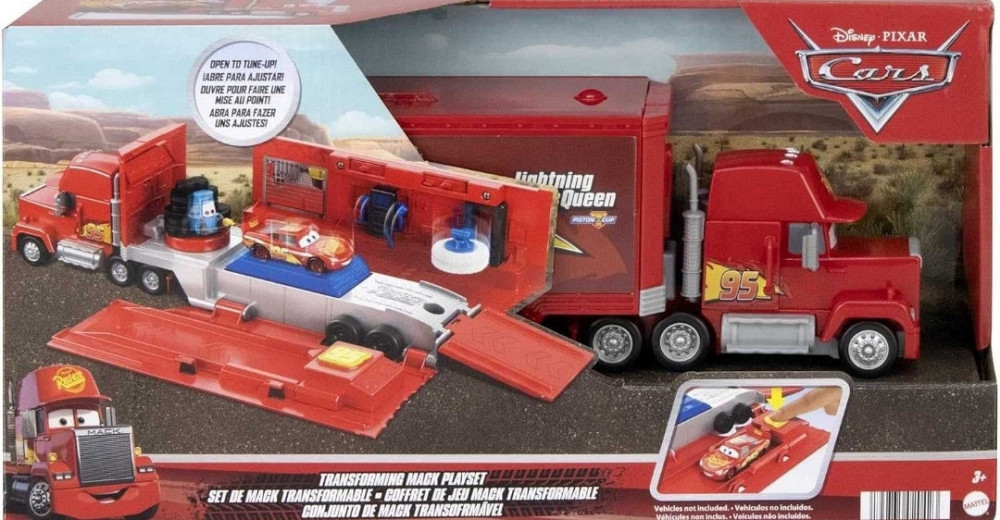 Тачки МакКвин машинка транспортер-трансформер 2 в 1 Disney Pixar HDC75 Харьков - изображение 8