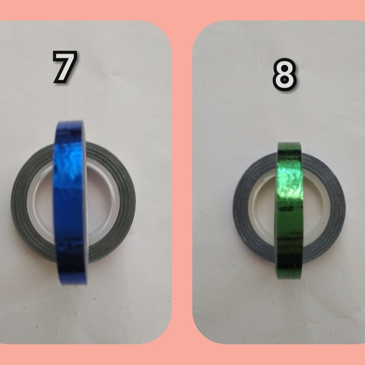 Лента для дизайна ногтей (зигзаг) в рулоне 6 mm.(разные цвета) Киев - изображение 5