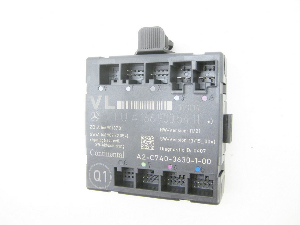 Mercedes-Benz  A1669005411 Блок керування передніх лівих дверей ML/GLE W166 GL/GLS X166 CLA C117 GLA X156 A-class W176 B-class W242 B-class W246 Одеса - фото 4