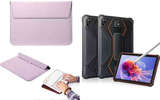Чехол-конверт VitoCase для Blackview Active 6, с функцией подставки для планшета Фиолетовый Киев