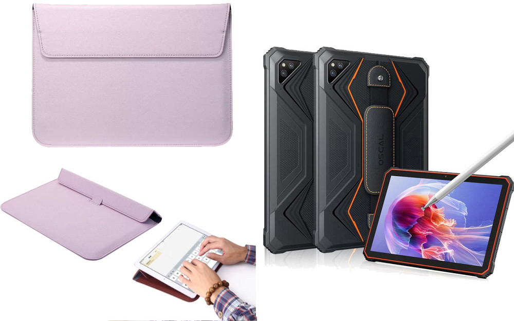 Чехол-конверт VitoCase для Blackview Active 6, с функцией подставки для планшета Фиолетовый Киев - изображение 1