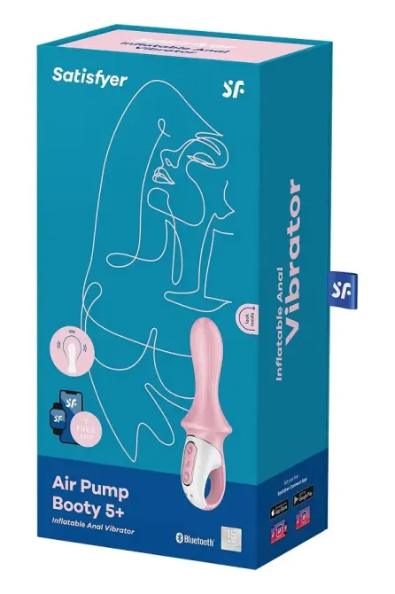 Анальный смарт-вибратор Satisfyer Air Pump Booty 5+, надувается Львов - изображение 8