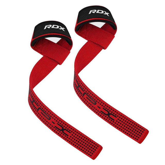 Лямки для тяги RDX S4 Gym Cotton Gel Straps Red Plus Кам'янське - фото 3