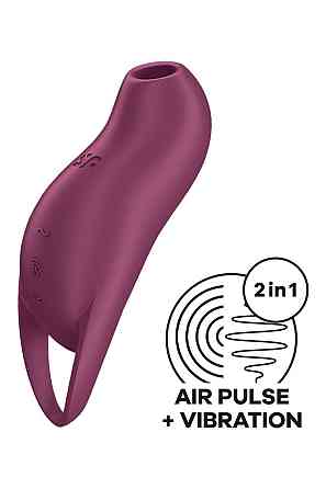 Клиторальный стимулятор с воздушными импульсами Satisfyer Pocket Pro 1 фиолетовый Sex Aura Киев