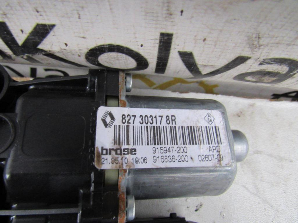 Моторчик склопідйомника задній правий Renault Scenic III 2009-2016 (827303178R) Ковель - изображение 3