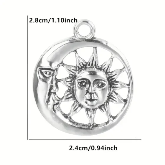 Набір підвісок для прикрас 30 шт – Сонце, Місяць, Зірки, Пентаграми Київ