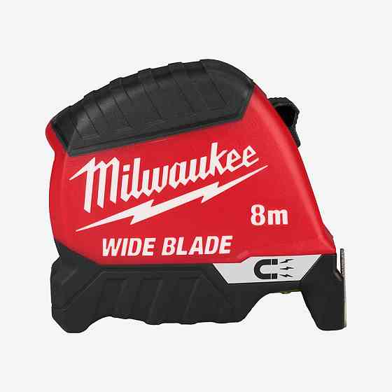Рулетка магнітна WIDE BLADE MAGNETIC MILWAUKEE (Gen2), (полотно 35мм), 8м Одеса