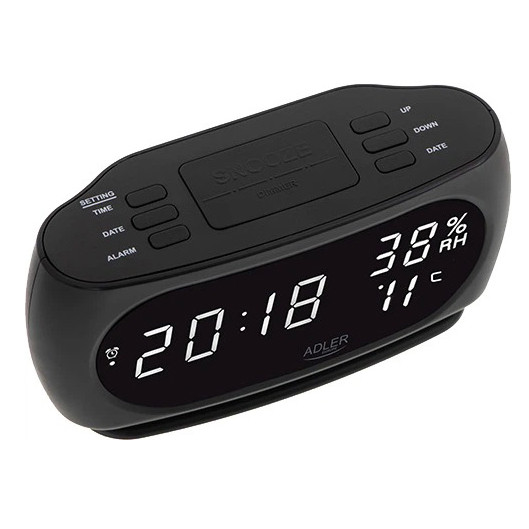 Маленький настільний годинник, Настільний годинник зі світлодіодним дисплеєм LED UR-91 Львів - фото 3