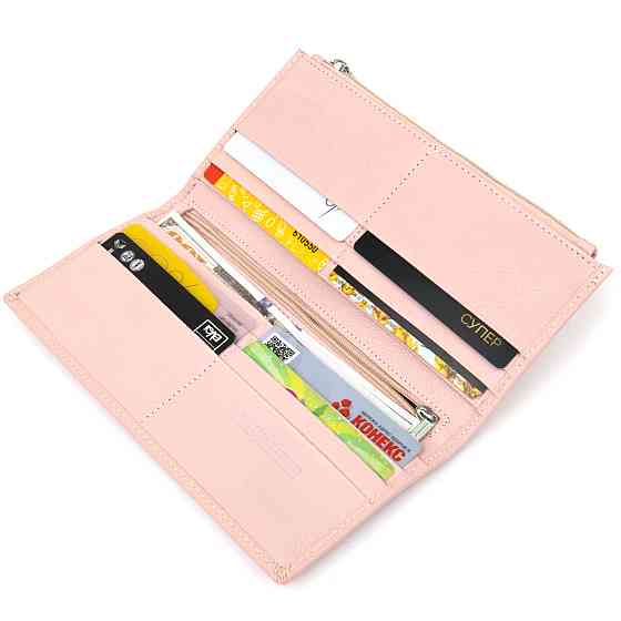 Женский кошелек из натуральной кожи ST Leather 19383 Розовый Киев