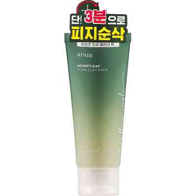 Маска для лица Anua Heartleaf Pore Clay Pack Глиняная смывная с каолином и бентонитом 100 мл (8809640734281) Винница