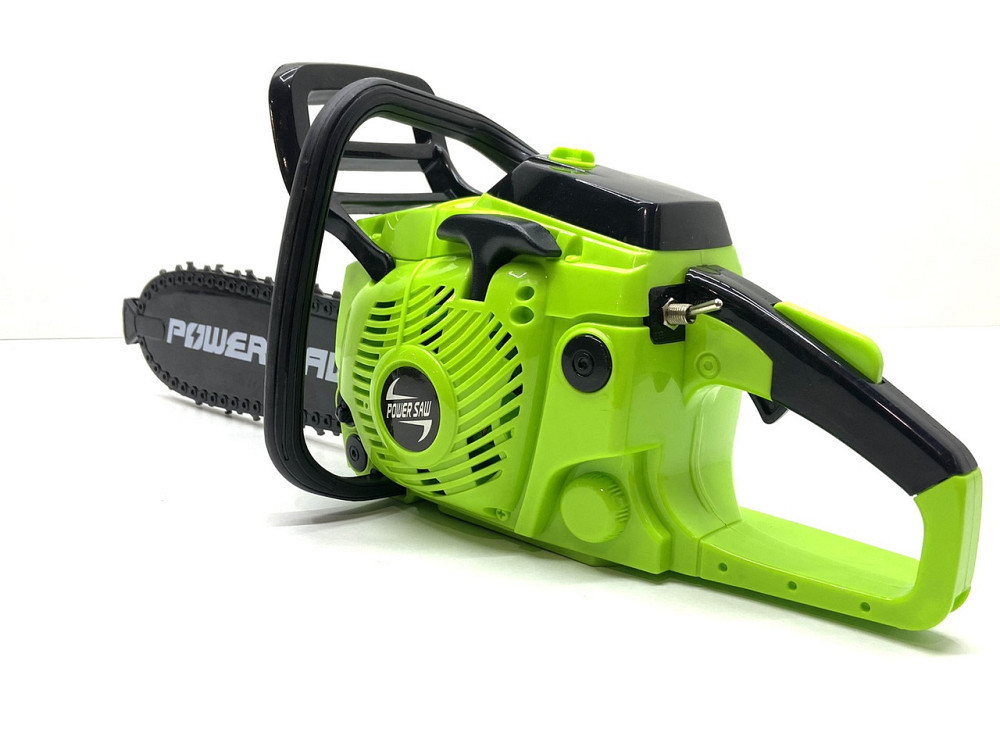 Бензопила Wei Da іграшкова звук рухлива стрічка 37см Салатова (192G1) Чернігів - фото 2