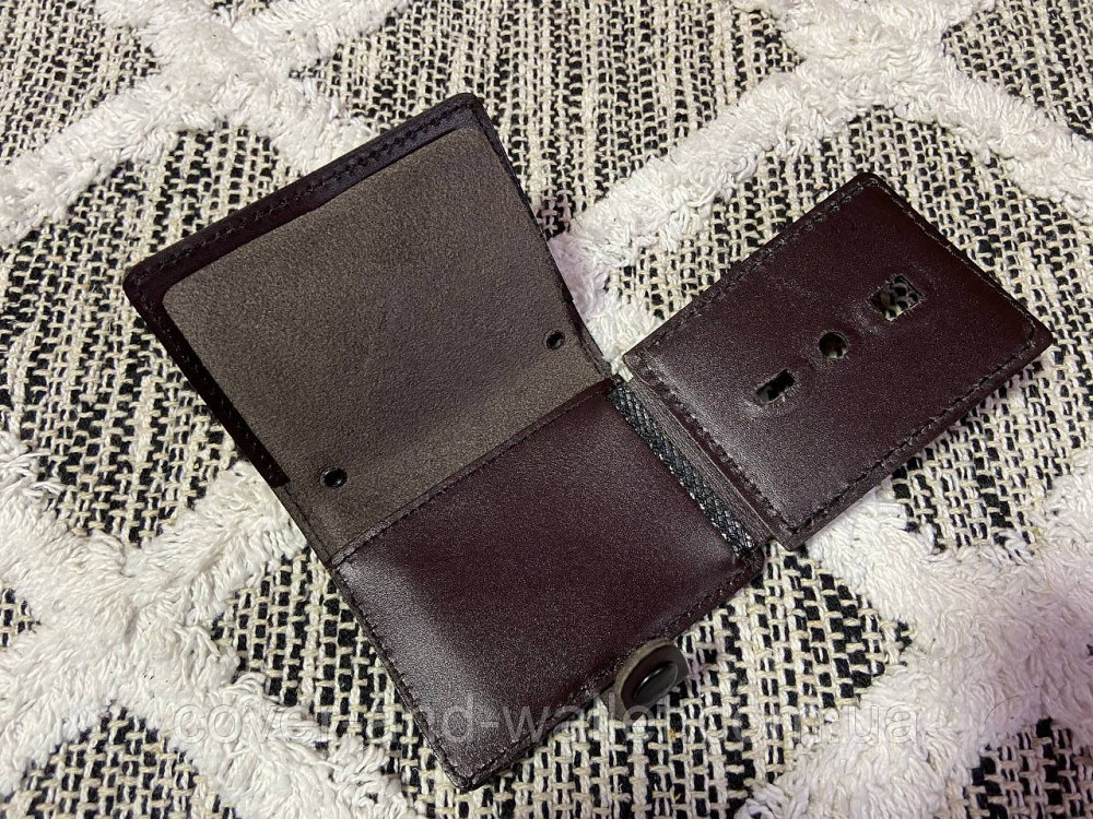 Обкладинка "Національна поліція" на кнопці під жетон із натуральної шкіри Київ - фото 4