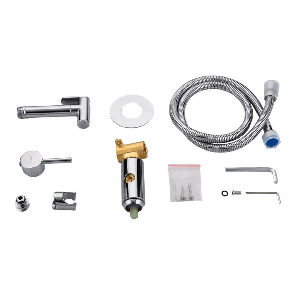 Гігієнічний душ прихованого підключення Frap F7505-2 хром Київ - фото 5