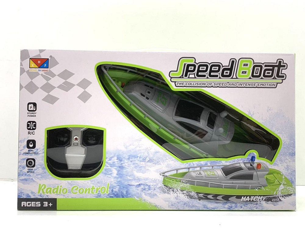 Катер радіокерований на батарейках 27см Зелений (311-A20) Чернігів - фото 6